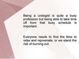 Dr. Donald Sonn - Finding Time to Relax and Rejuvenate with a Busy Schedule