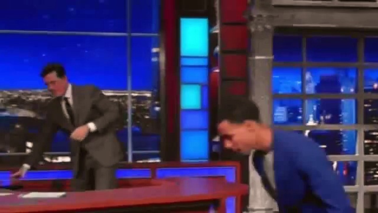 Stephen Curry défié par Stephen Colbert