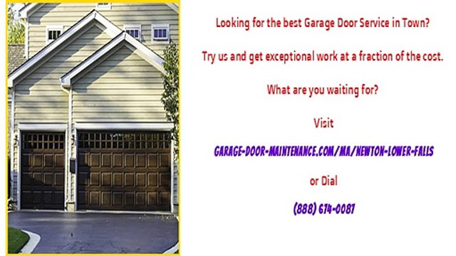 Garage Door Parts Repair & Replacement in Newton Lower Falls, MA