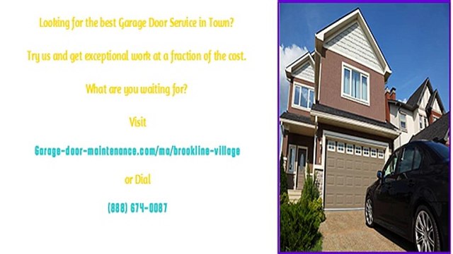 Brookline Village, MA Expert Garage Door Repair