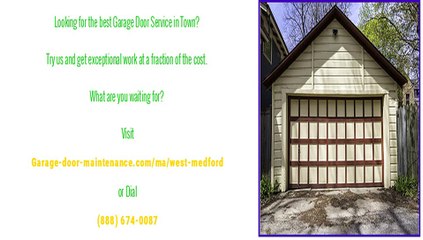 Garage Door Opener Repair in West Medford, MA