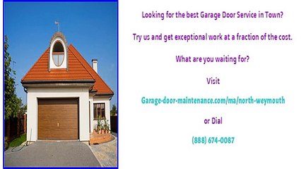 Expert Garage Door Repair North Weymouth, MA
