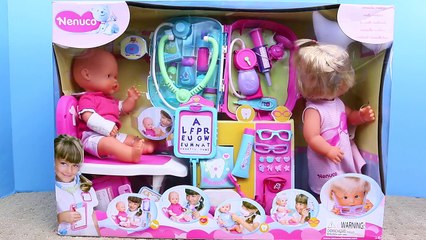 Baby Doll Nenuco Hospital, Doctor Medical Center, Eye Doctor & Dentist DisneyCarToys