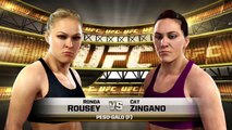 Ronda Rousey Vs Cat Zingano show 2