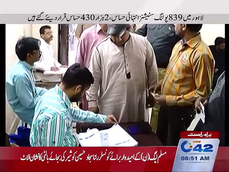 Polling starts in Lahore to elect local representatives