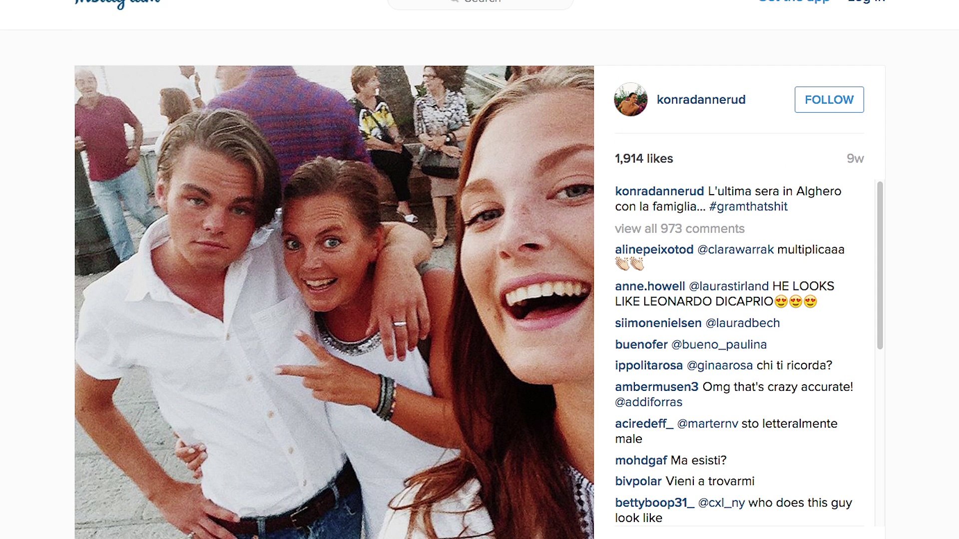 ⁣This Model Looks EXACTLY Like Leonardo DiCaprio | What's Trending Now