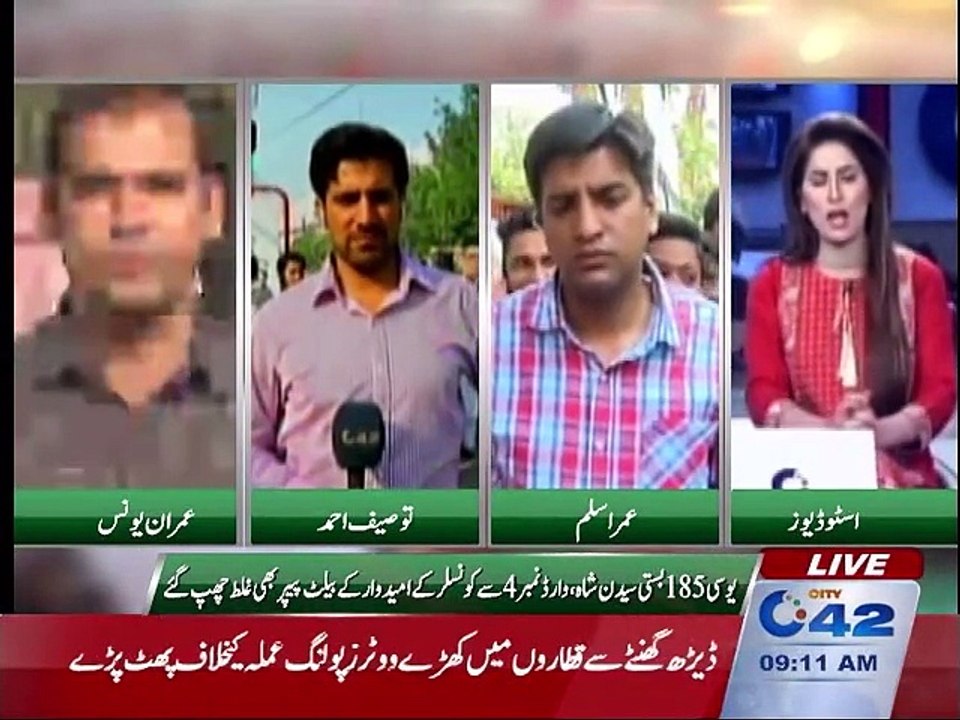 Different polling stations situation and updates
