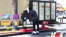 ORDERING FAST FOOD ON A HOVERBOARD IN THE HOOD PRANK