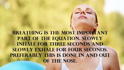 Breathe and enjoy the movement with Yoga