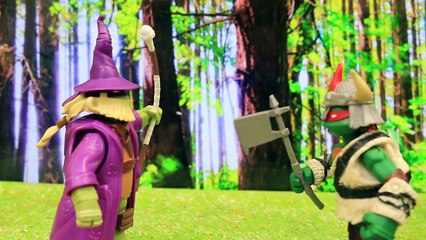 Ninja Turtles Live Action Role Play Donnie the Wizard Raph the Barbarian Attacked by Ogre