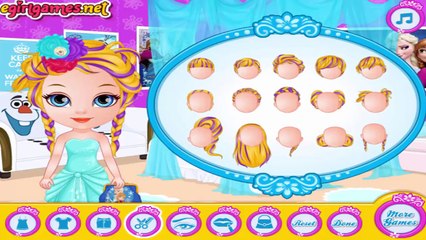 Disney Frozen Games - Baby Barbie Frozen Hair Salon - Juegos