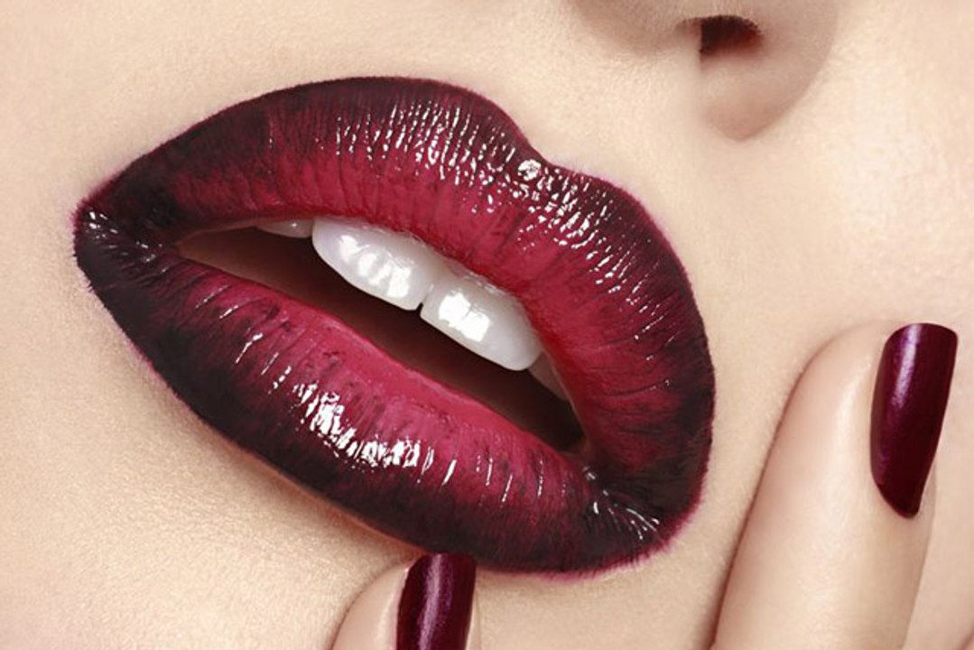 Red & Black Ombre Lip Tutorial