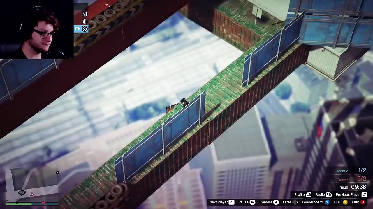 GTA 5 PC Online Funny Moments - TITAN DEATHRUN! (Custom Games)