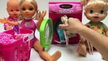 Disney Frozen Laundry Playset Play@Home Washing Machine Toy Home Appliances Baby Dolls Bab