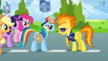 My Little Pony: FiM Rainbow Dash Teaches Spitfire a lesson [HD ]