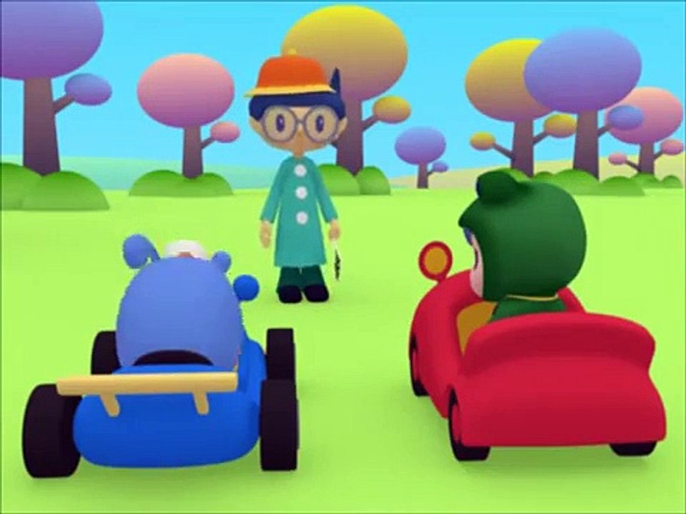 Çizgi film - Rubi ve Jojo - Araba - Pepee, Caillou ve Pocoyo sevenler için