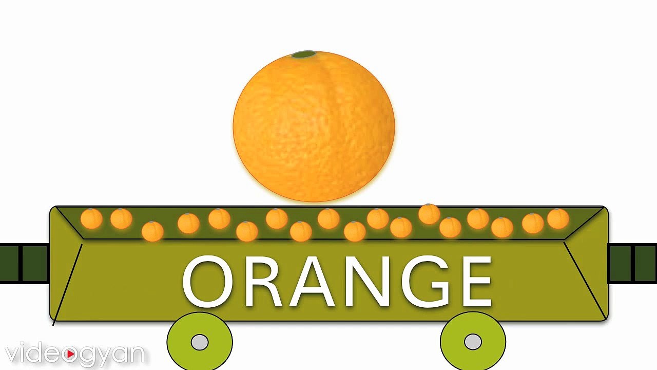 Learn English - Fruit Train for Kids