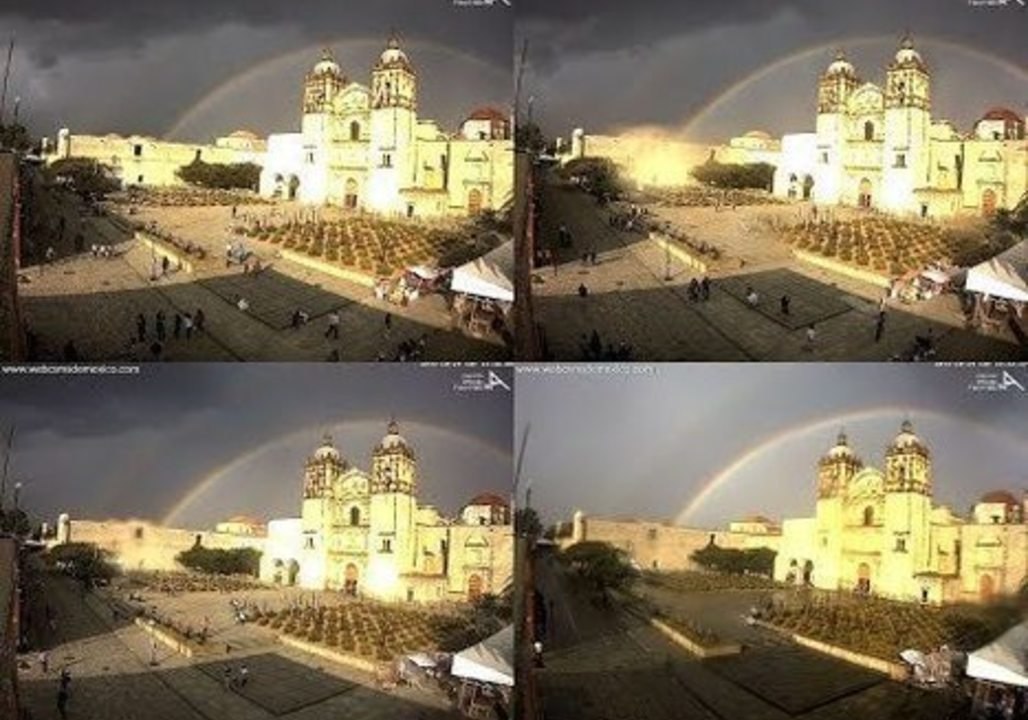 Spectacular Rainbow Spotted Over Oaxaca, Mexico
