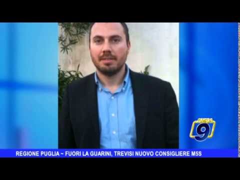 Regione Puglia | Fuori la Guarini, Trevisi nuovo consigliere M5S