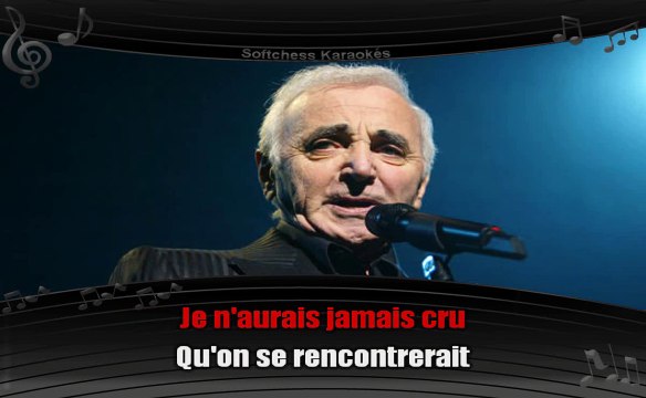 Charles Aznavour - Non, je n'ai rien oublié (karaoké réalisé par Softchess)