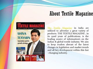 Textile Magazine Advertisement