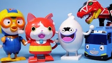 요괴워치 폴리 뽀로로 타요 다이노포스 태엽 장난감 Youkai watch Pororo