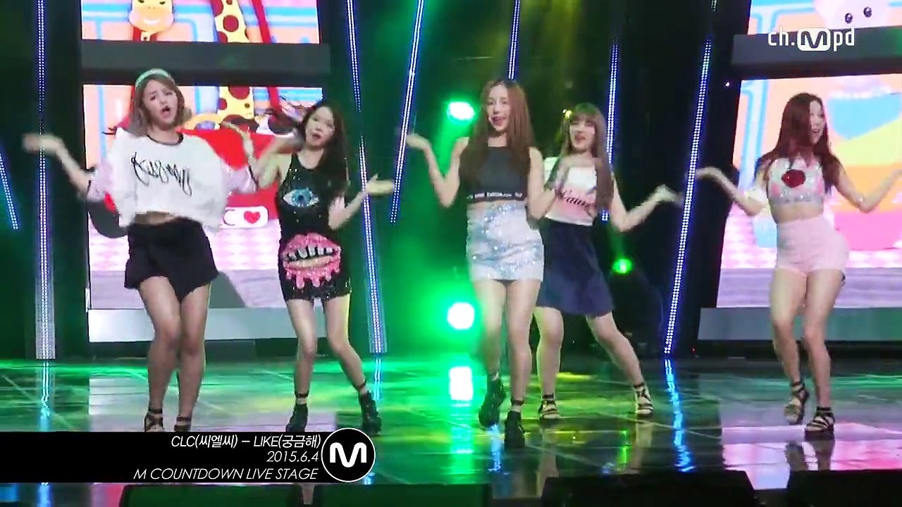[MPD직캠] 씨엘씨 직캠 궁금해 Like CLC Fancam Mnet MCOUNTDOWN 150604