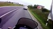 Car takes out my motorbike while I'm overtaking him on a rural main road - YouTube