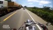 EXTREMELY Close Call on Motorbike - Car Loses Control - YouTube