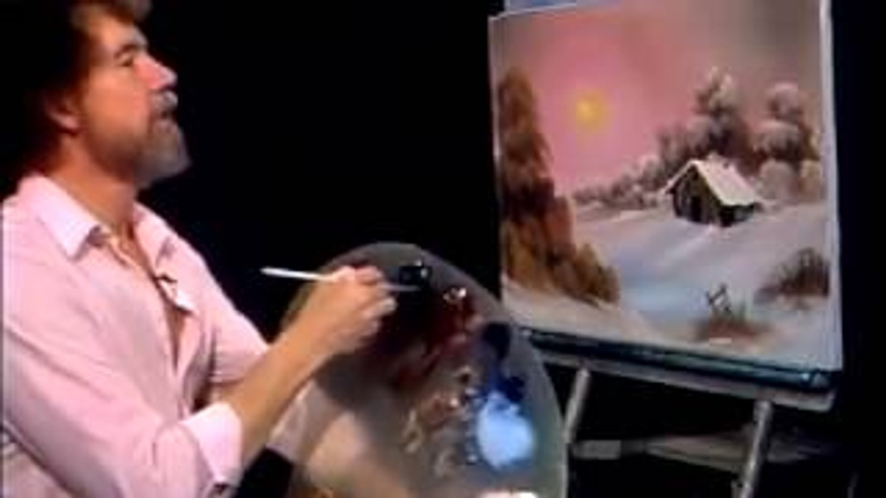 Bob Ross: Warm Winter Days