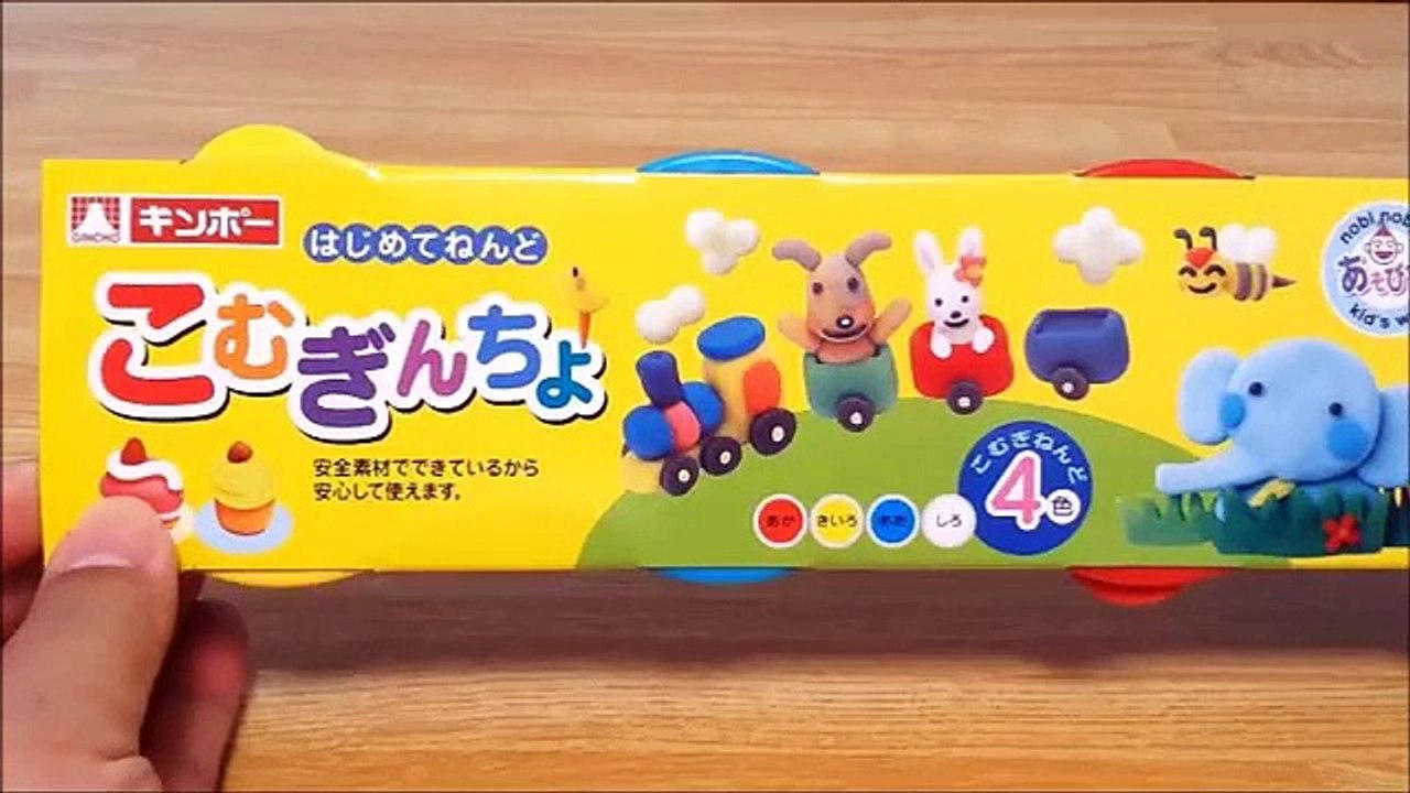 アンパンマン ねんど ♥しょくぱんマンとカレーパンマンを作ろう Anpanman toys Clay Animation