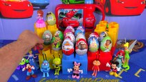 Surprise Eggs Unboxing Smiling Play-Doh Eggs Tinkerbell Disney Princesses Kinder Cars Surp