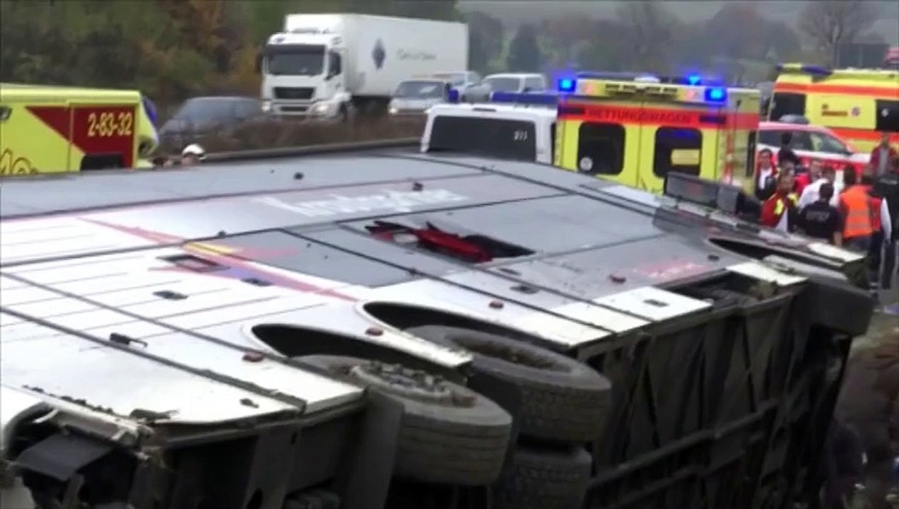 Grave accident de car en Allemagne : 59 enfants à bord, un mort