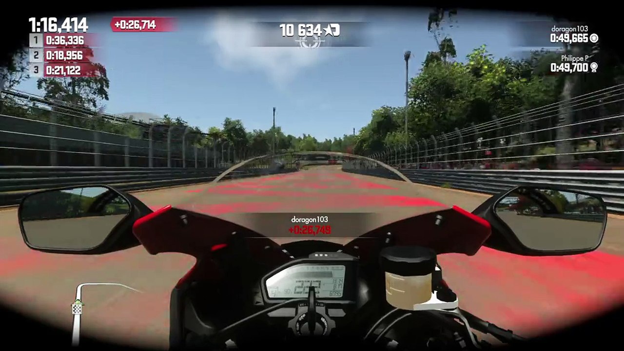 DriveClub Bikes #2 - Vue casque - Honda CB1000RR