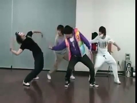 SUPER JUNIOR Sungmin, Eunhyuk, Leeteuk, Shindong Dance Battle Practice