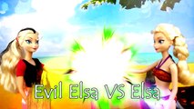 Elsa VS Anna! Epic Princess Battle as Frozen Anna gets FIRE POWERS and Fights Elsa. With E