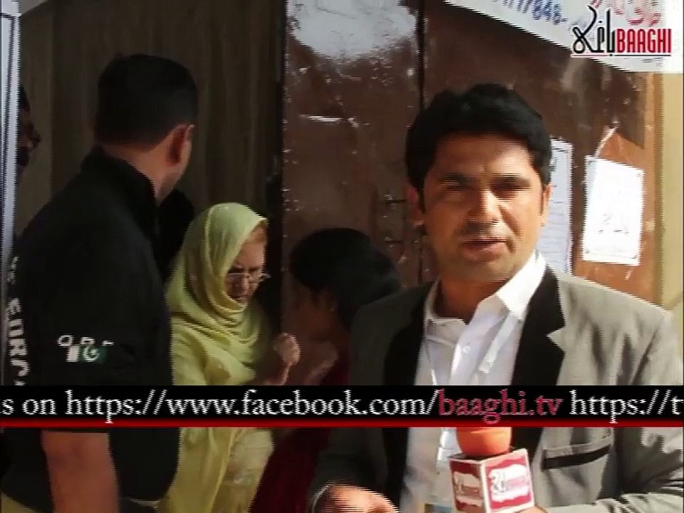 BaaghiTV stopped on polling station