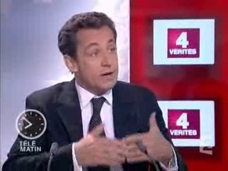 Les 4 Vérités: N.Sarkozy 01.05.07