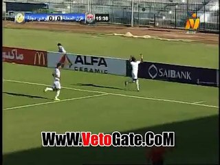 "ستانلى"يتقدم بالهدف الاول وادى دجله فى غزل المحلة