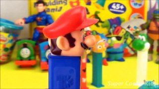 EPIC Jake and the Neveraland Pirates + Mario Bros PEZ candy How to use it!