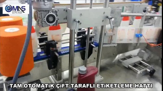 TAM OTOMATİK ÇİFT TARAFLI ETİKETLEME HATTI