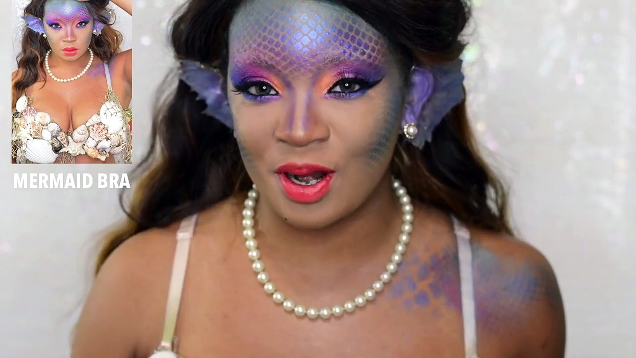 Un make up de sirène incroyable...