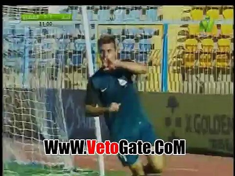 قاعود يتقدم بالهدف الثانى انبى فى المصرى