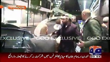 Latest Video Of Reham Khan In UK,Denies To Do Press Conference