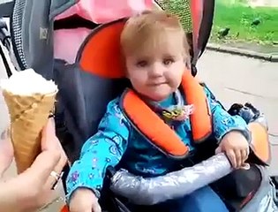 Babys First Reaction To Ice Cream