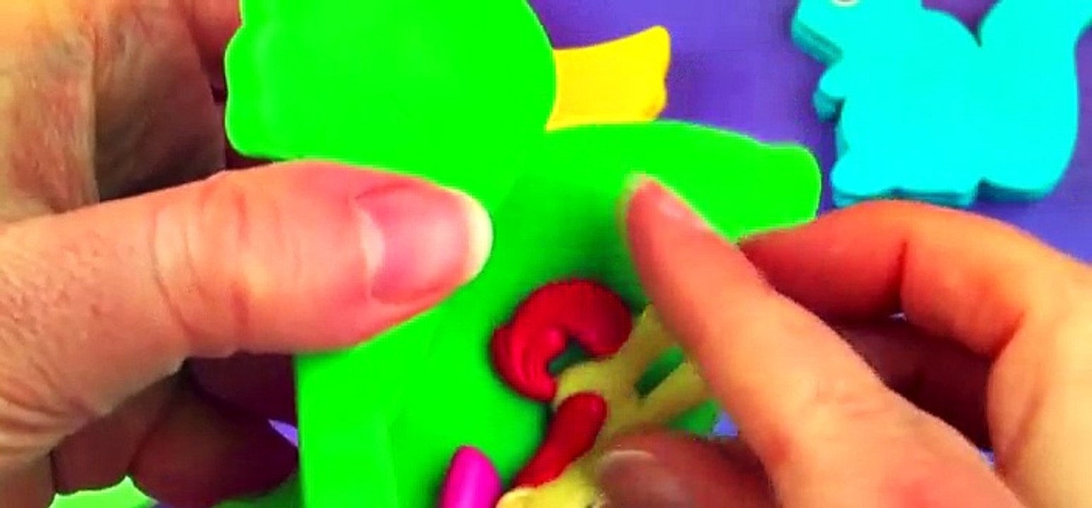 Play-Doh Surprise Eggs Animals My Little Pony Cars 2 Minnie Mouse Thomas Tank Elmo Toys FluffyJet [Full Episode]
