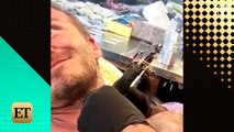 EXCLUSIVE - David Beckham Shows Off New Ink Dedicated To Daughter Harper At Spin Class