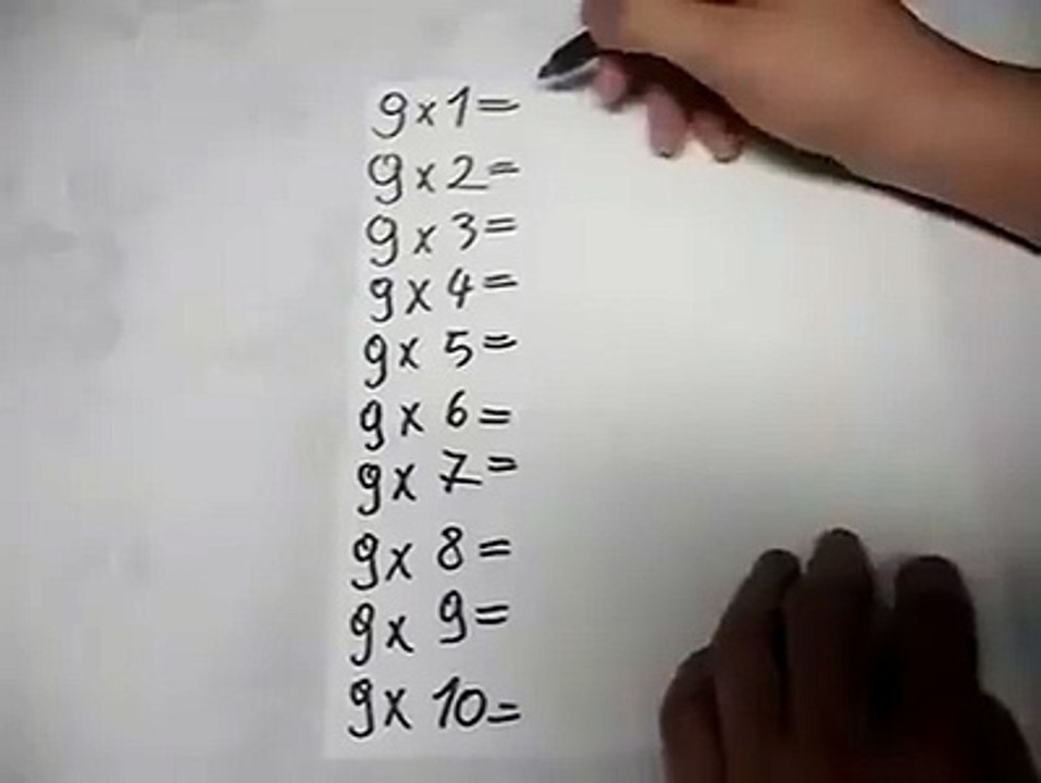 طريقة جدول الضرب - الله يسامحكم يامدرسين الرياضيات