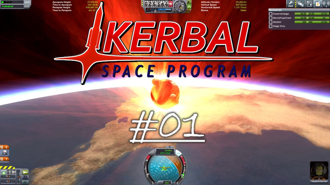 KERBAL SPACE PROGRAM #01 || Endliche Weiten || LET's PLAY