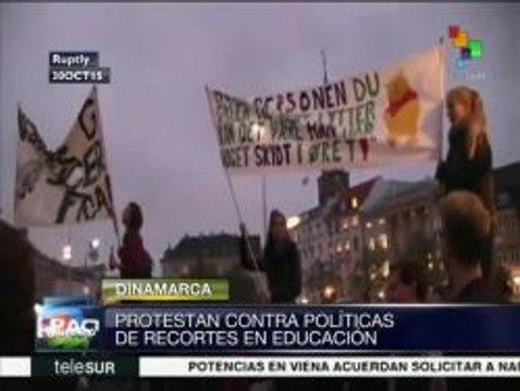 Rechazan en Dinamarca las políticas de recortes en educación